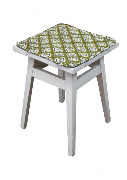 Чехол для стула Villa Узор 35x35 см зеленый с рисунком Прованс