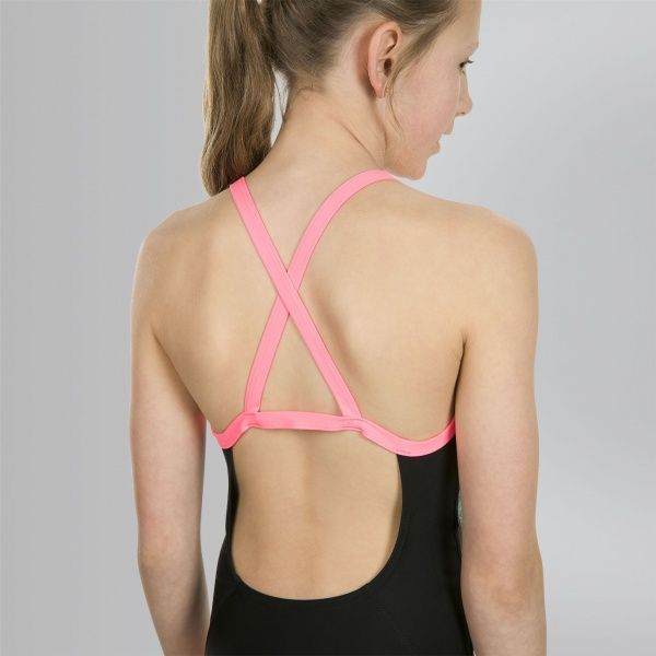 Купальник Speedo Placement Digital Crossback 8-10839C595 р.26 черный