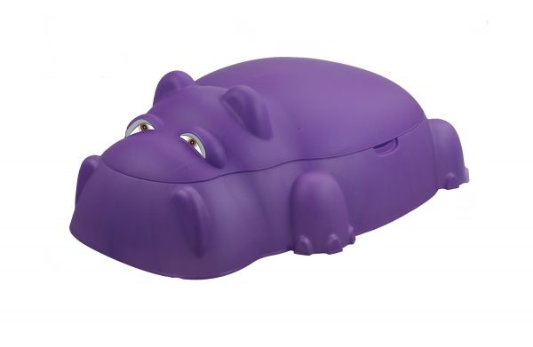 Песочница-бассейн StarPlay Бегемотик фиолетовый с крышкой 18-518_violet