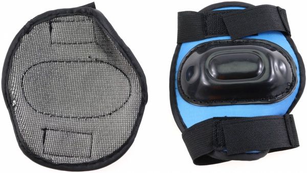 Роликовые коньки GW-369HB-C-6 р. 30-33 черный с синим