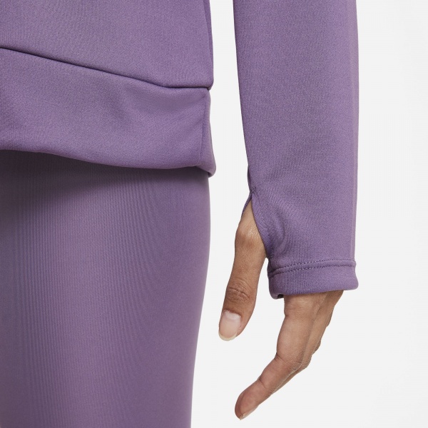 Джемпер Nike W NK DF SWSH RUN HZ MDLYR DD4902-574 р. L фіолетовий