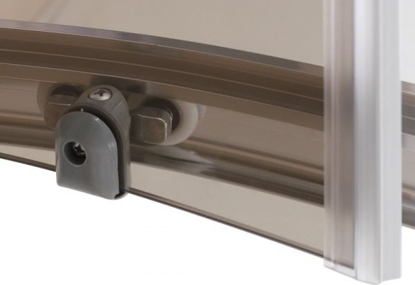 Душова кабіна ScandiSPA Smart 80x80 профіль хром, скло чайне