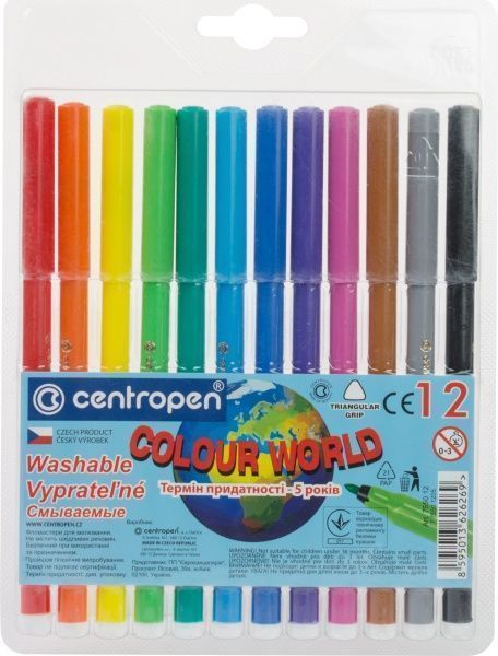 Фломастери Centropen 12 шт 7550/12 Centropen