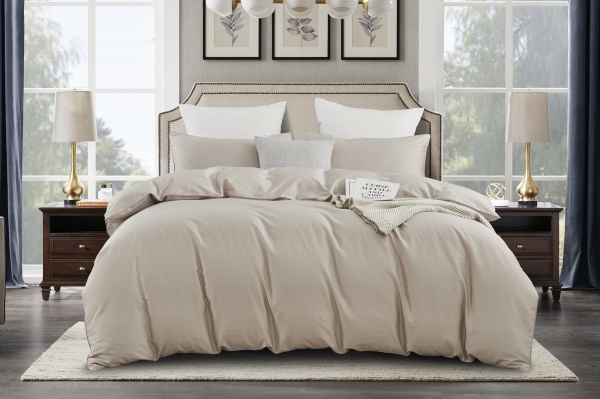 Комплект постельного белья Solid семейный серый La Nuit 