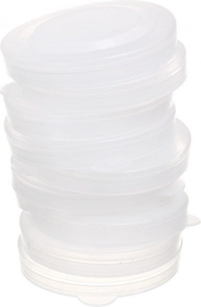 Набір кришок прозорих 10 шт 