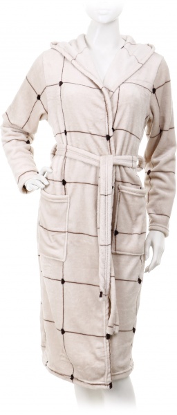 Халат з мікрофібри La Nuit Cell р. XS кремовий