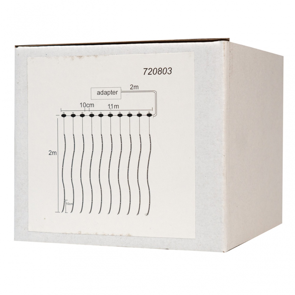 Гирлянда светодиодная Завеса 200 ласпочек светодиодная (LED) 1,2 м