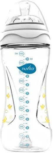 Пляшечка Nuvita Mimic 330 мл NV6050White