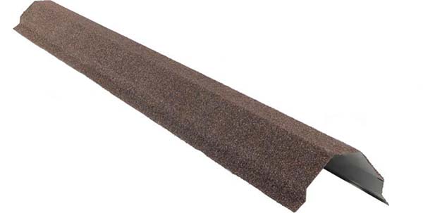 Планка конька треугольного QUEENTILE Coffe малая 2 м 