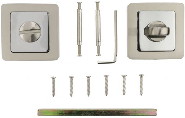 Накладка Comit Moderno WC матовый никель/хром