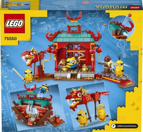 Конструктор LEGO Minions Миньоны: бойцы кунг-фу 75550