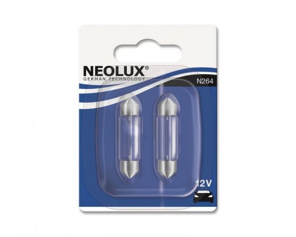 Лампа розжарювання LED Neolux C10W 10W SV8,5-8 41 мм Standard 10,8-13,8 В SV8.5-8 12 В 1500 К