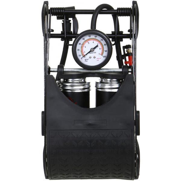 Насос ножний Auto Assistance манометр 5 Атм циліндр 55*120мм