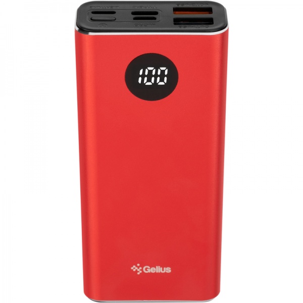 Внешний аккумулятор (Powerbank) Gelius Pro CoolMini 2 PD 9600 m/Ah red (GP-PB10-211) 