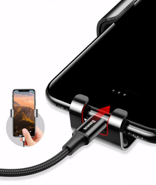 Держатель для телефона Metal Age Gravity Car Mount Black BASEUS SUYL-F01 черный