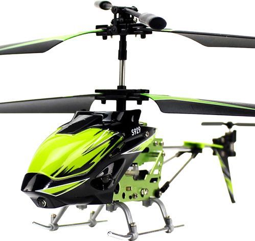 Гелікоптер на ІЧ-керуванні WL Toys 3-к мікро з автопілотом зелений WL-S929g