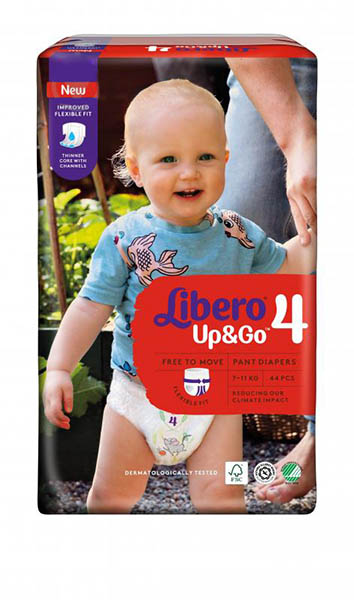 Підгузки-трусики Libero Up&Go 4 7-11 кг 44 шт.