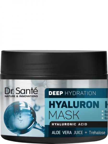 Маска для волосся Dr. Sante Зволоження та відновлення HYALURON HAIR Deep hydration 300 мл