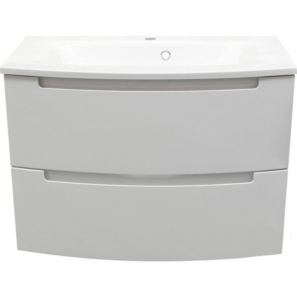 Тумба подвесная Aqua Rodos HeadWay 80 белая консольная под умывальник из искусственного камня 80