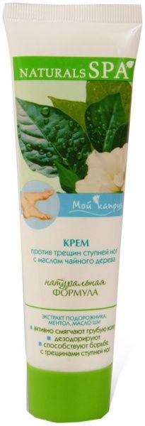 Крем для ніг Мой каприз проти тріщин стоп з олією чайного дерева 100 мл
