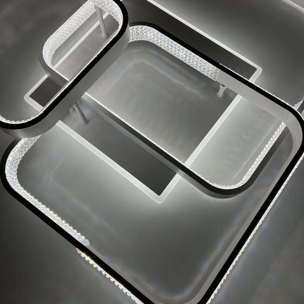 Люстра светодиодная Luminaria 130 Вт LED-модуль белый AKRILIKA SQUARE 130W 4S WHITE