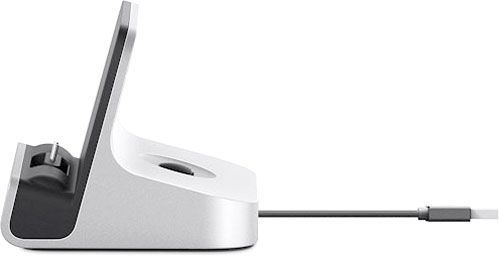 Док-станція Belkin Charge+Sync Android Dock XL silver (F8M769bt) 