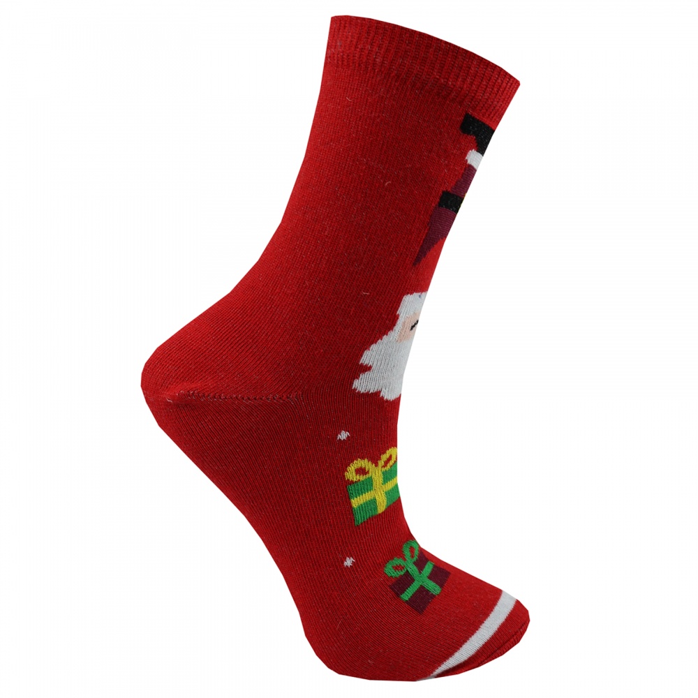 Шкарпетки дитячі унісекс Premier Socks Новий рік Веселий Санта р. 18–20 червоний