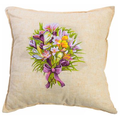 Наволочка декоративная Zastell Крокус 45x45 cм