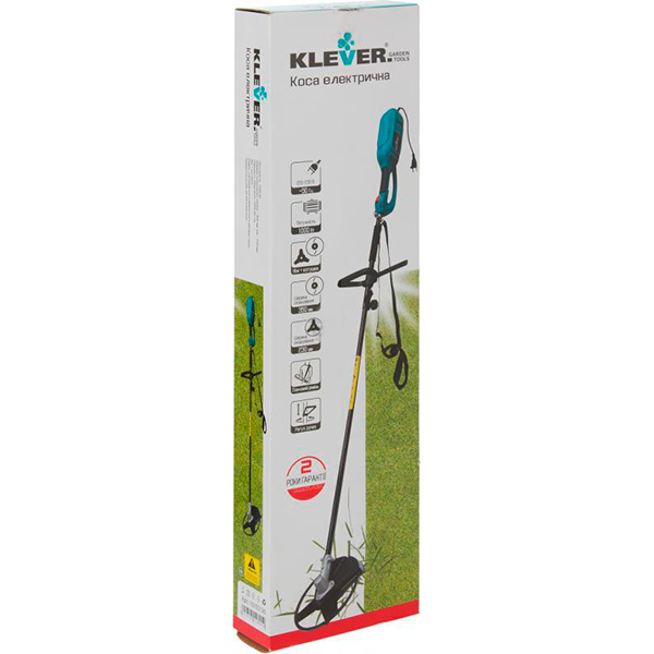 Тример Klever 800 Вт + ніж + котушка