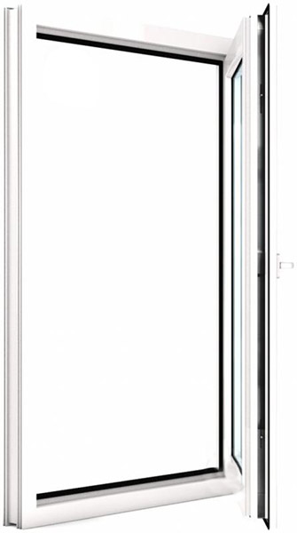 Окно поворотно-откидное REHAU ECOSOL-DESIGN 60 880x1350 мм правое