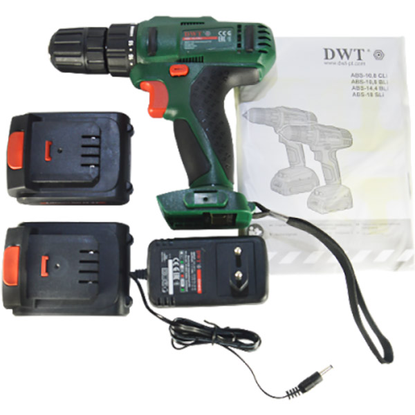 Шуруповерт акумуляторний DWT ABS-14,4 L-2 BMC