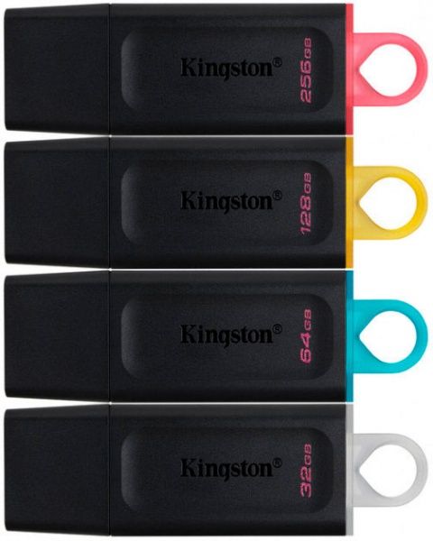 Флеш-пам'ять USB Kingston DataTraveler Exodia USB 3.2 Gen 1 64 ГБ USB 3.2 black (DTX/64GB) 