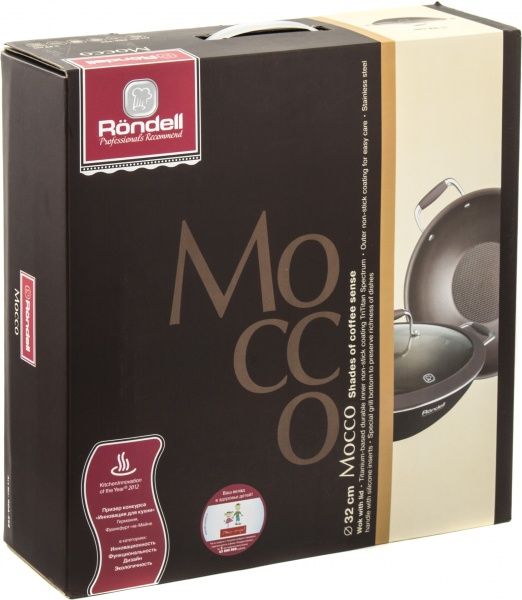 Сковорода WOK с крышкой Mocco 4,5 л RDA-552 Rondell