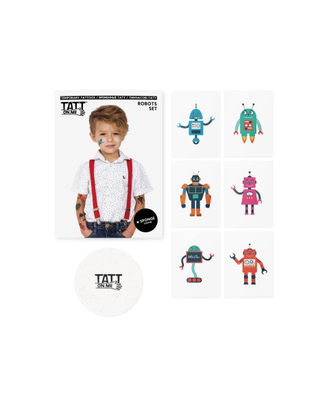 Тату временное TATTon.me Robots set