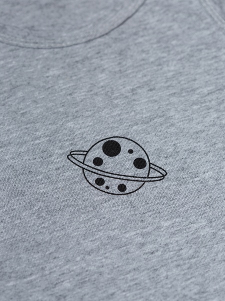 Майка для мальчиков для мальчиков Мамин Дом Планета р.104 bcds серый №1 21008 