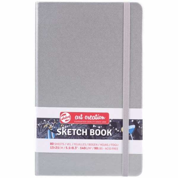 Блокнот для графіки Rosa Talent Shiny Silver 13x21 см 9314042M 