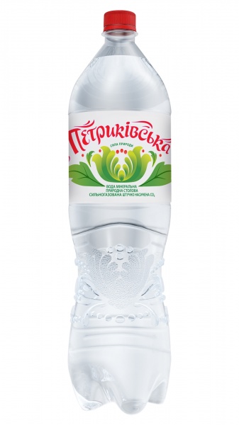 Вода Петриківська сильногазированная сильногазированная 1,5 л 