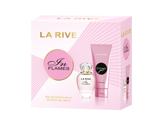 Набор для женщин La Rive LR Женский подарочный набор IN FLAMES 90 мл+100GEL
