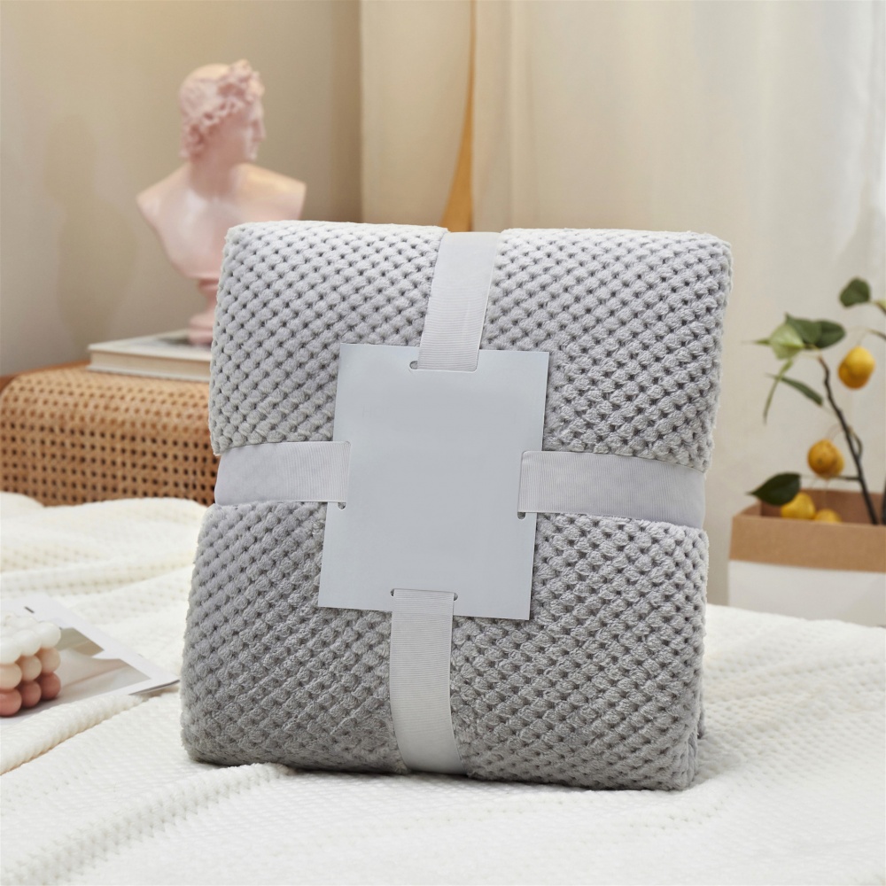 Плед Dota Sherpa 200x220 см серый La Nuit