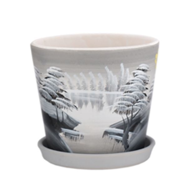 Горшок цветочный Континент JJ72146-M 14х14х12 см