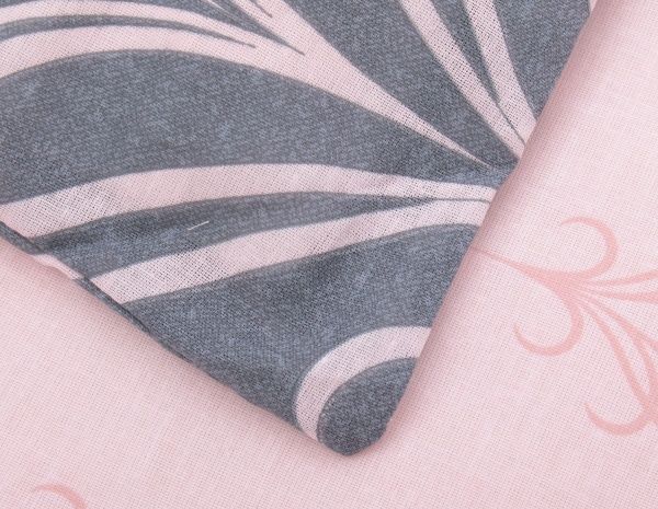 Комплект постельного белья Limoges 1.5 серо-розовый UP! (Underprice) 