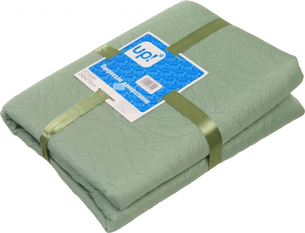 Покрывало 240x210 см UP! (Underprice) зеленый 