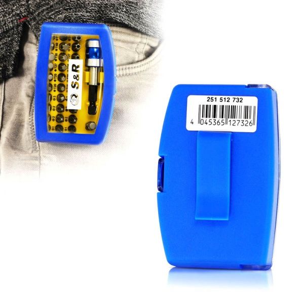 Набор бит S&R с держателем 32 шт. 251512732