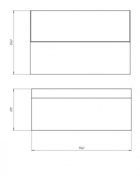 Диван прямий Чілл коричневий 1940x810x720 мм