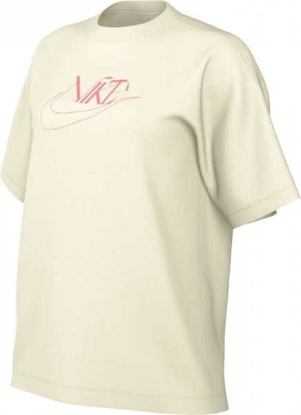 Футболка Nike W NSW TEE OC 2 BF FB8203-133 р.L бежевий