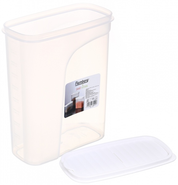 Ємність для зберігання Sand 2,5 л молочна Flamberg Smart Kitchen