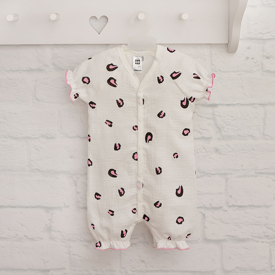 Песочник для девочки Blanka Лео р.74 белый 110756