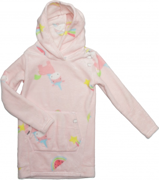 Туника для девочки Фламинго р.116 розовый с рисунком 881-910 