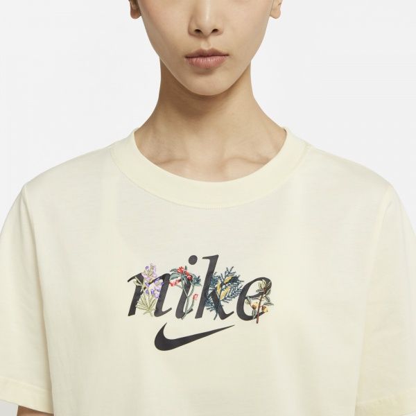 Футболка Nike W NSW TEE BOXY NATURE DD1456-113 р. M жовтий