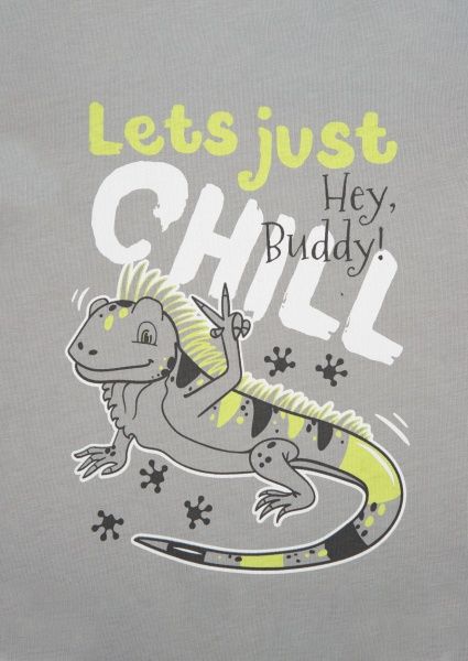 Піжама дитяча для хлопчика Roksana р.104-110 сірий із малюнком №1065/12331 